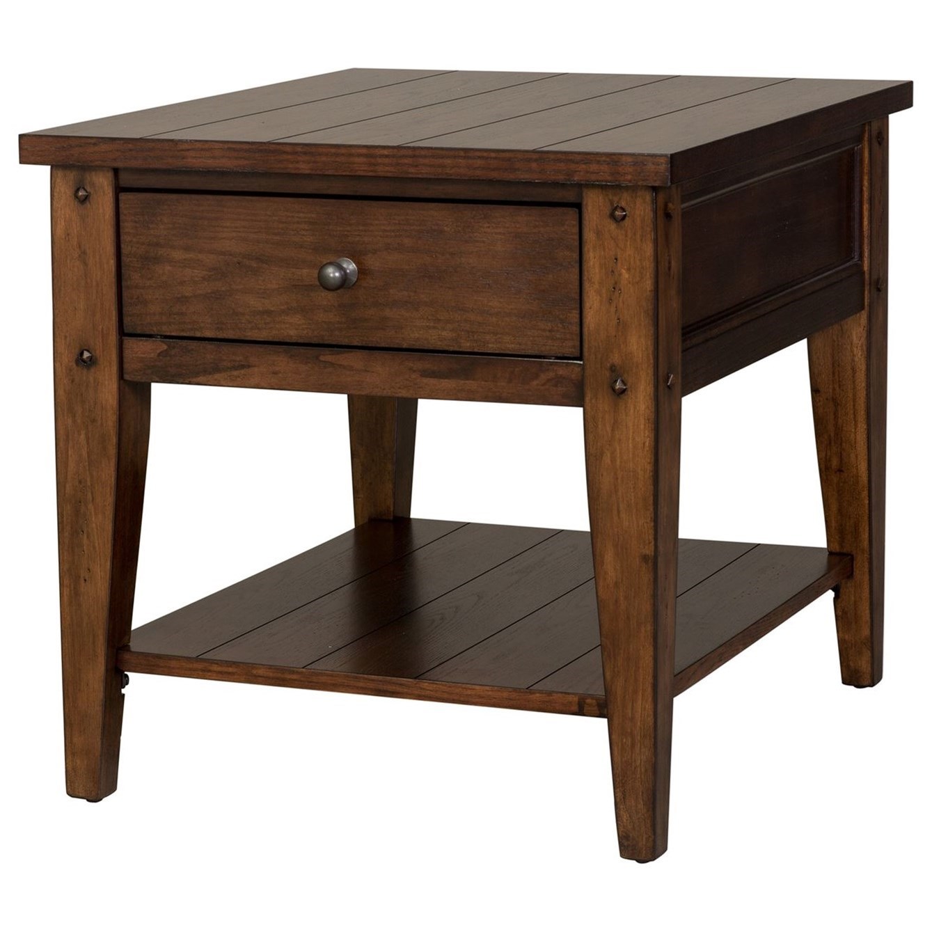 Liberty Furniture Lake House 210OT1020 Casual 1Drawer End Table with